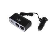 THZY Twin Socket Car Cigarette Charger with 2 USB Port For Cell Phone GPS