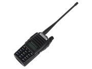 SODIAL Baofeng UV 82L VHF UHF Ham Bidirectional Radio Talkie Walkie with 18cm Atenna 3000mA Battery Black