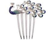 THZY Lovely Vintage Jewelry Crystal Peacock Hair Clips for hair clip Beauty Tools