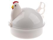 THZY Plastic Chicken Microwave 4 Egg Boiler Steamer Poacher Boiler Cooker Kitchen Tool