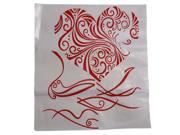 THZY Romantic Heart removable wall stickers diy PVC home decoration wall art decal Red