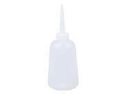 THZY Clear White Plastic Sauce Oil Liquid Dispensing Squeeze Bottle 300ml