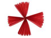 THZY 15pcs 25cm 10inch Tissue Paper Wedding Party Decor Craft Paper Flower For Wedding Decoration red