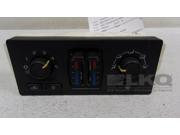 08 09 Trail Blazer Manual AC A C Heater Control w Rear Defrost OEM 10395426