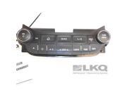 2014 Chevrolet Malibu Radio Control Panel OEM LKQ
