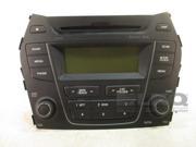 2013 Hyundai Santa Fe CD MP3 Player Radio OEM
