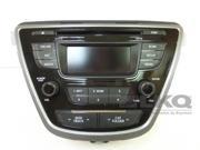 13 2013 Hyundai Elantra Single Disc CD Player AM FM MP3 Radio Receiver OEM LKQ