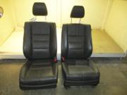 Honda Crosstour Pair Black Leather Electric Front Seats w Airbags OEM LKQ