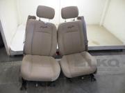 2004 Oldsmobile Bravada Pair 2 Tan Leather Electric Front Seats w Airbags OEM