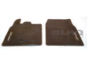 2001 01 Ford Windstar 2pc Mats FRONT ONLY Dark Brown Tan Driver Passenger OEM