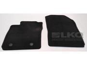 2014 Ford Fiesta Front Passenger Front Driver Mats 2pc Only Black OEM