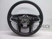 15 2015 Cadillac SRX Black Leather Driver Steering Wheel w Media Controls OEM