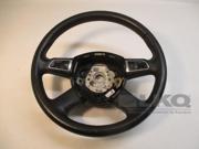 2011 Audi A4 Black Leather Steering Wheel OEM LKQ