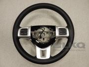 2012 Dodge Charger Black Silver Steering Wheel OEM LKQ