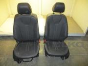 Ford Focus Pair Black Leather Front Seats w Airbags Air Bags OEM LKQ