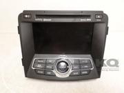 2011 Hyundai Sonata AM FM CD Player w GPS Navigation Screen OEM