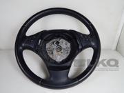 01 02 03 04 05 06 BMW M3 325I 330I Black Leather Steering Wheel OEM LKQ