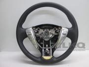 15 2015 Nissan Sentra Black Leather Driver Steering Wheel w Media Controls OEM