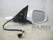 10 11 12 13 14 15 16 Audi A4 Passenger Right Side View Door Mirror White OEM