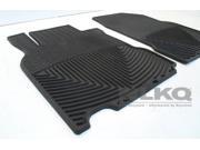 WeatherTech 2pc Black Rubber Floor Mats Front ONLY For 2014 Nissan Cube