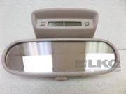 99 00 01 Volkswagen Beetle Tan Rear View Mirror With Digital Clock OEM LKQ