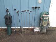 LPGA Assorted Set Of Women s Golf Clubs Light and Easy w Datrek Quiver Bags