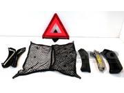 2005 05 Audi A4 Wheel Jack Tools w Emergency Road Triangle Cargo Net OEM