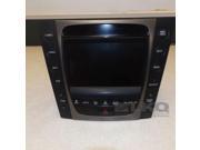 2006 Lexus GS430 CRT Display Screen w/ Climate Control & GPS OEM LKQ 2006 Lexus GS430 CRT Display Screen w/ Climate Control & GPS OEM LKQ