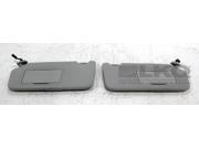 2013 Subaru Legacy Driver & Passenger Gray Sunvisors w/ Mirrors & Lights OEM 2013 Subaru Legacy Driver & Passenger Gray Sunvisors w/ Mirrors & Lights OEM
