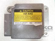 1999-2004 Chevrolet Tracker Electronic Airbag Air Bag Control Module 2.0L OEM 1999-2004 Chevrolet Tracker Electronic Airbag Air Bag Control Module 2.0L OEM