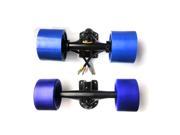 DIY nucbot electric skateboard 5065 2*1200Watt Dual hub motor kit front truck wheels