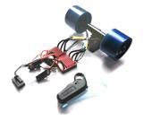 DIY motorized skateboard longboard N5065 2*1200W dual hub motor kit ESC remote control