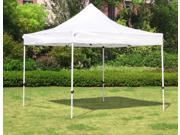 Cloud Mountain 10 x 10 Feet Outdoor Easy Pop Up Gazebo Portable Shade Instant Folding Canopy Tent with Roller Bag Milk White