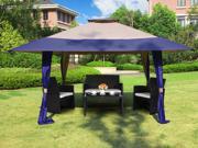 Cloud Mountain 13 x 13 Outdoor Easy Pop Up Double Roof Canopy Gazebo Waterproof Yard Patio Party Event Canopy Tent