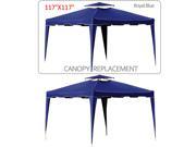 Cloud Mountain 117 X 117 Gazebo Replacement Canopy Top Cover 2 tier UV Protect Waterproof for Outdoor Patio Lawn Sun Shade Tent