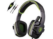 SADES SA708 3.5mm Surround Sound Stereo Gaming Headset PC Headphones with Microphone Volume Controller Mute Function