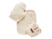 Baby Mink 100% Organic Cotton 5 Piece Baby Bath Accessories Baby Shower Gift Set