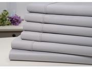Bibb Home 1000 Thread Count Cotton Rich 6 Piece Solid Sheet Set with Deep Pocket 6 Colors