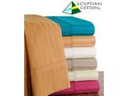 Damask Stripe 450 Thread Count 100% Egyptian Cotton Sheet Set 6 Colors