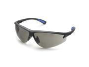 Bifocal Safety Glasses in Polycarbonate Gray Lens 1.0 Diopter