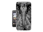 Huawei Ascend Y625 Gel Silicone Case All Edges Protection Cover c0445 Cool Fun Trendy elephant wildlife black and white fashion animals