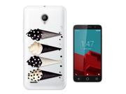 Vodafone Smart Prime 6 Gel Silicone Case All Edges Protection Cover C0172 Fashion Designer Ice Cream
