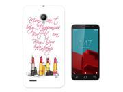 Vodafone Smart Prime 6 Gel Silicone Case All Edges Protection Cover 762 Make Up Lipstick Quote Money Can t Buy Happiness But It Can Buy Make Up