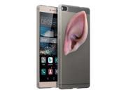 Huawei Ascend P8 Gel Silicone Case All Edges Protection Cover c1057 Cool Fun Elf Ear Listen Answer Pixie Gnome