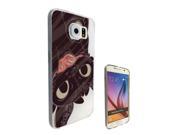Samsung Galaxy S6 Edge Gel Silicone Case All Edges Protection Cover c1087 Cool Funny Upside down Cat Kitten Feline Licking Screen