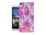 Htc Desire 820 Gel Silicone Case All Edges Protection Cover c1007 Cool Beautiful Fallen Autumn Leaves Hot Pink Blue