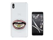 BQ Aquaris X5 Gel Silicone Case All Edges Protection Cover c1108 Cool Mouth N Scrabble block Pill Sexy Red Lips