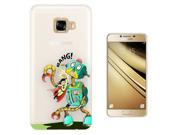 Samsung Galaxy C7 Gel Silicone Case All Edges Protection Cover c1085 Cool Funny Super Hero Women Cartoon Robot BANG