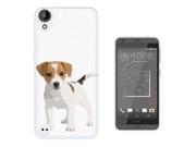 Htc Desire 530 Gel Silicone Case All Edges Protection Cover c0501 Jack Russell Puppy Clear Background