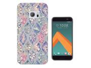 htc 10 Gel Silicone Case All Edges Protection Cover c1148 Cute Beautiful Geometric Style Pattern Colourful Floral Flowers